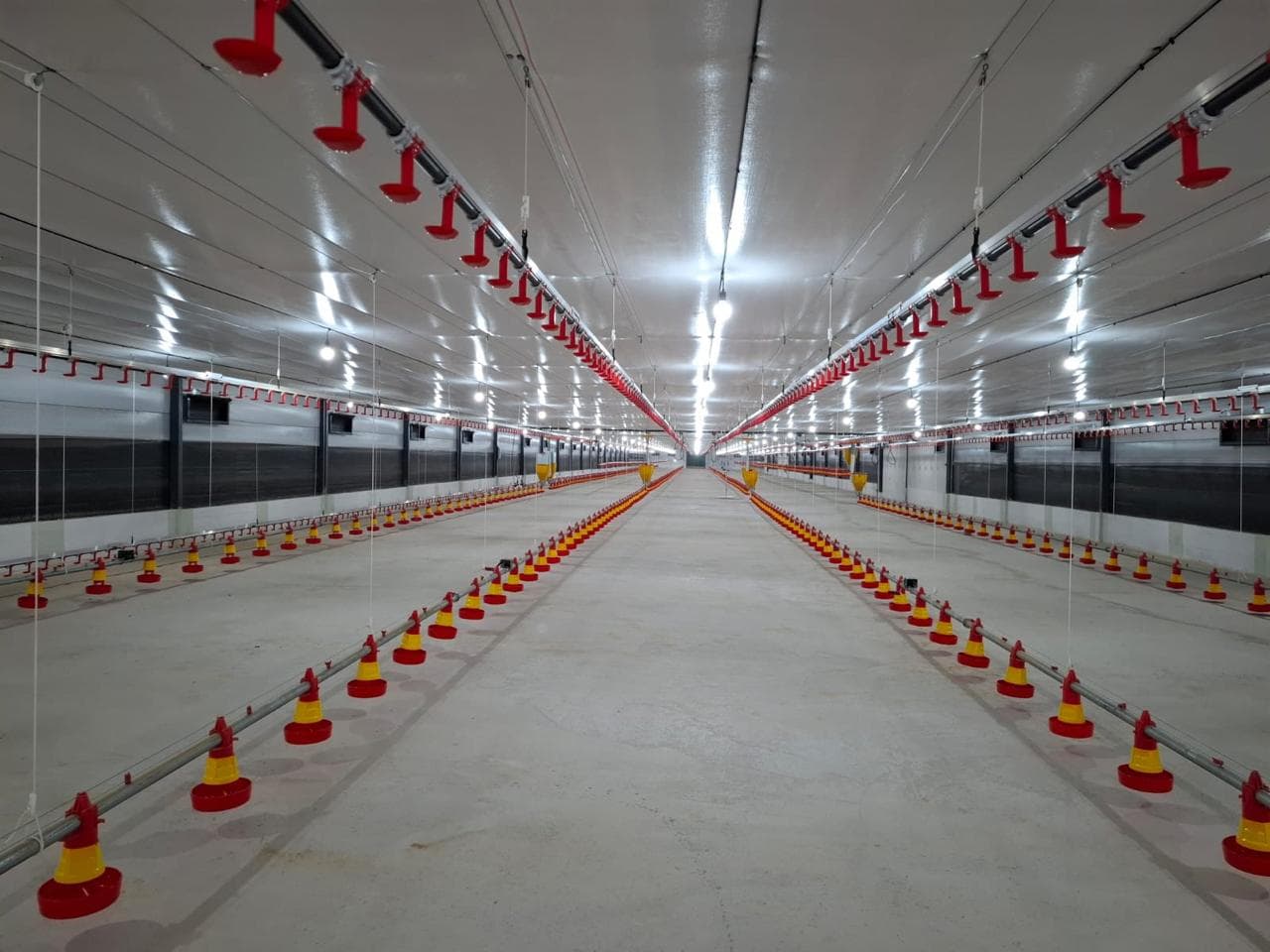 Interior de galpão automatizado construído pela Construbello